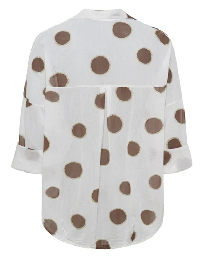 Marta du Chateau - MDCRiva Bluse - Brown